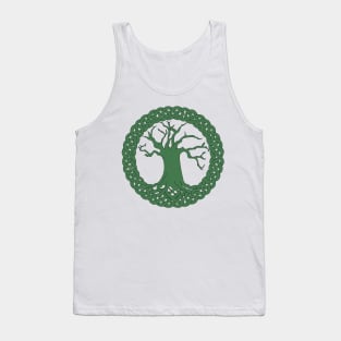 Tree of life with celtic knot border Tank Top